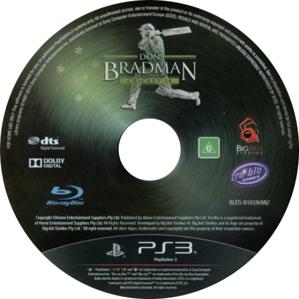 Don Bradman Cricket 14 — support-texture (AU)