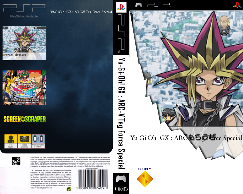 Yu-Gi-Oh! GX - ARC-V Tag Force Special — box-texture (SS)