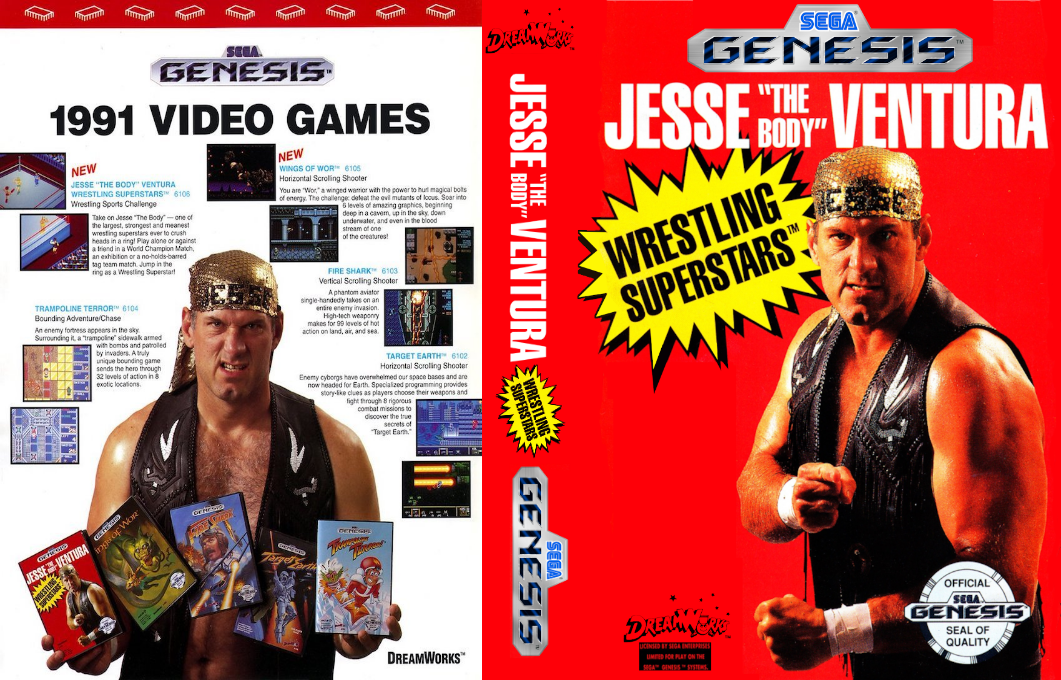 Jesse 'The Body' Ventura - Wrestling Superstars — box-texture (WOR)