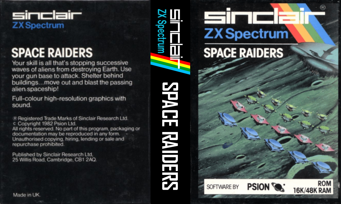 Space Raiders — box-texture (EU)