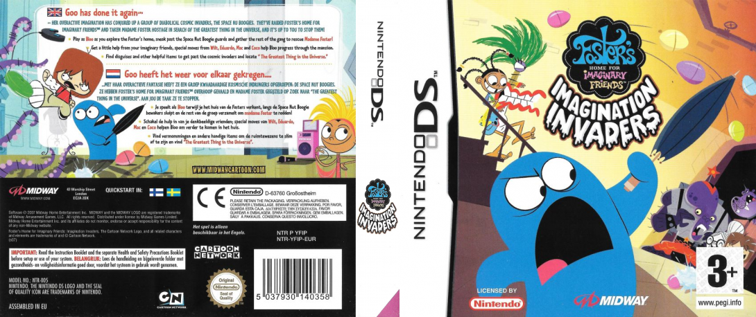 Foster's Home for Imaginary Friends - Imagination Invaders — box-texture (EU)