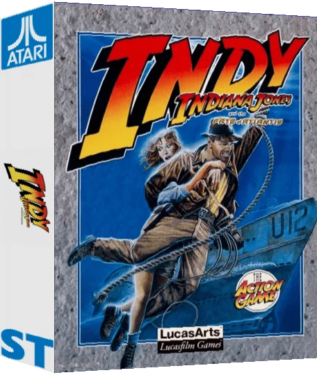 Indiana Jones And The Fate Of Atlantis - The Action Game — box-3D (EU)