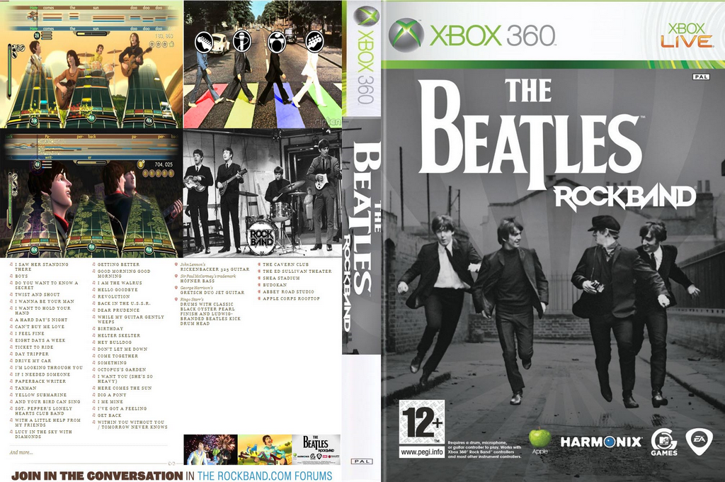 Beatles, The - Rock Band — box-texture (EU)