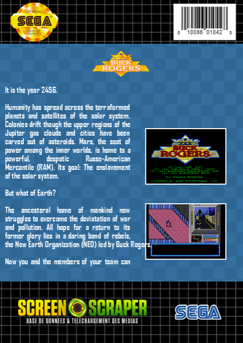 Buck Rogers - Countdown To Doomsday — box-2D-back (SS)