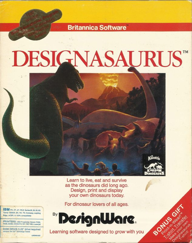 Designasaurus box art