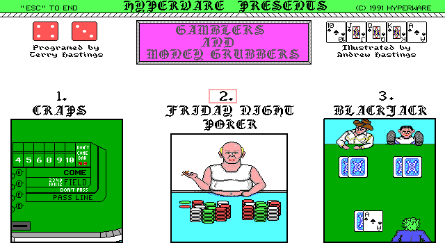 Gamblers And Money Grubbers box art