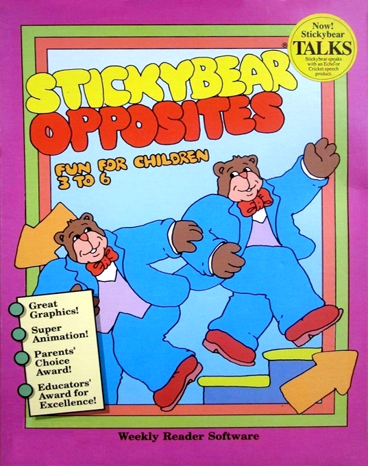 Stickybear Opposites box art