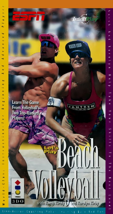 ESPN - Let's Play Beach Volleyball box art