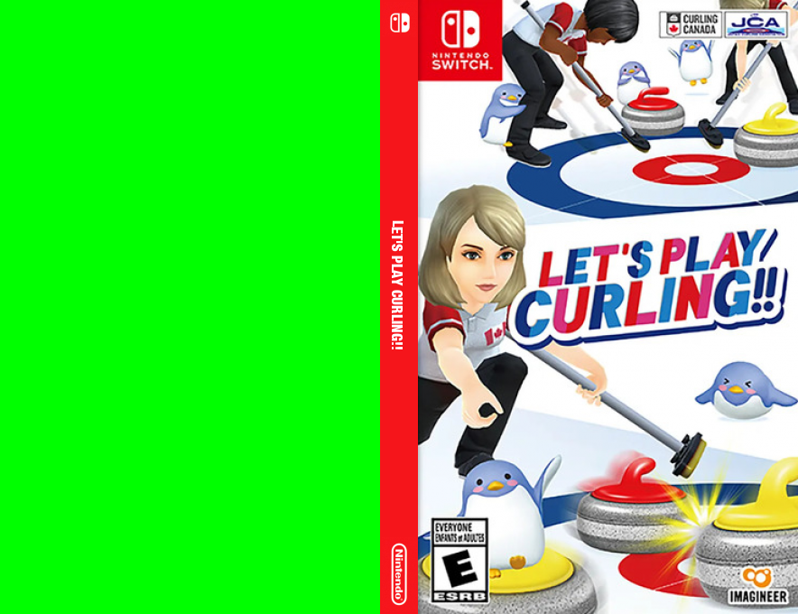 Let's Play Curling!! — box-texture (US)