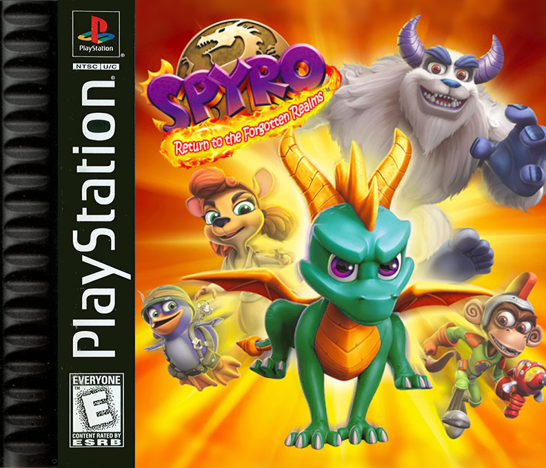 Spyro 3.5 - Return to the Forgotten Realms box art