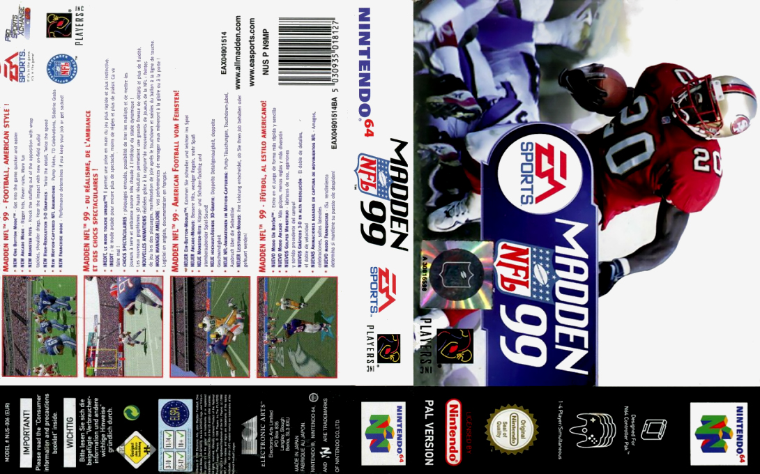 Madden NFL 99 — box-texture (EU)
