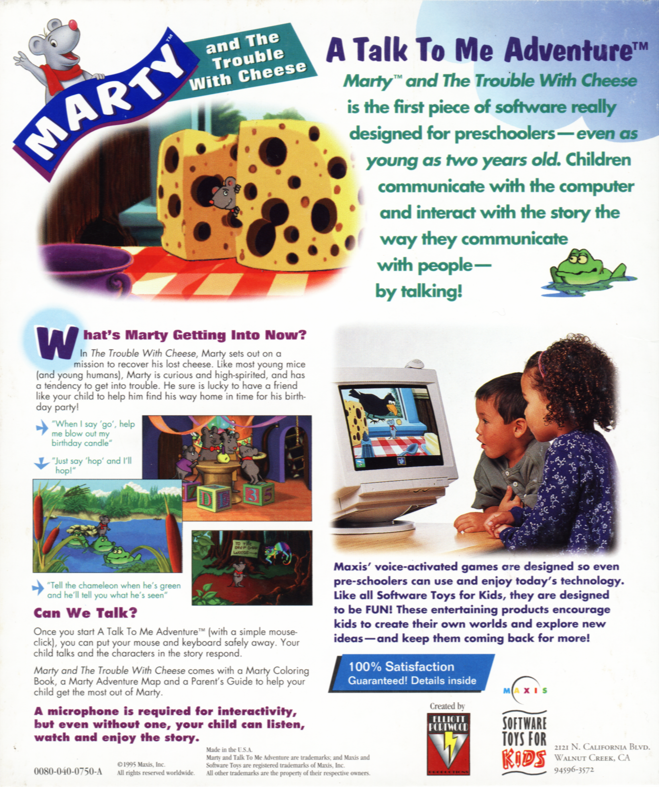 Marty and the Trouble with Cheese — box-2D-back (WOR)