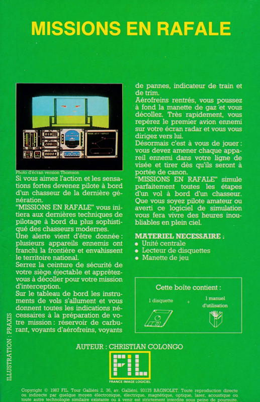 Missions En Rafale — box-2D-back (FR)