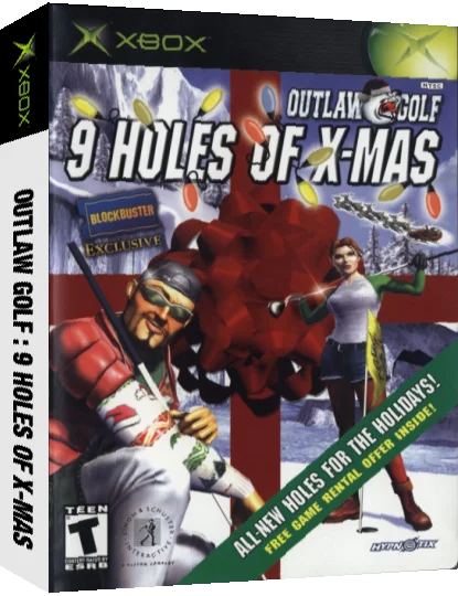 Outlaw Golf - 9 Holes of X-Mas — box-3D (US)