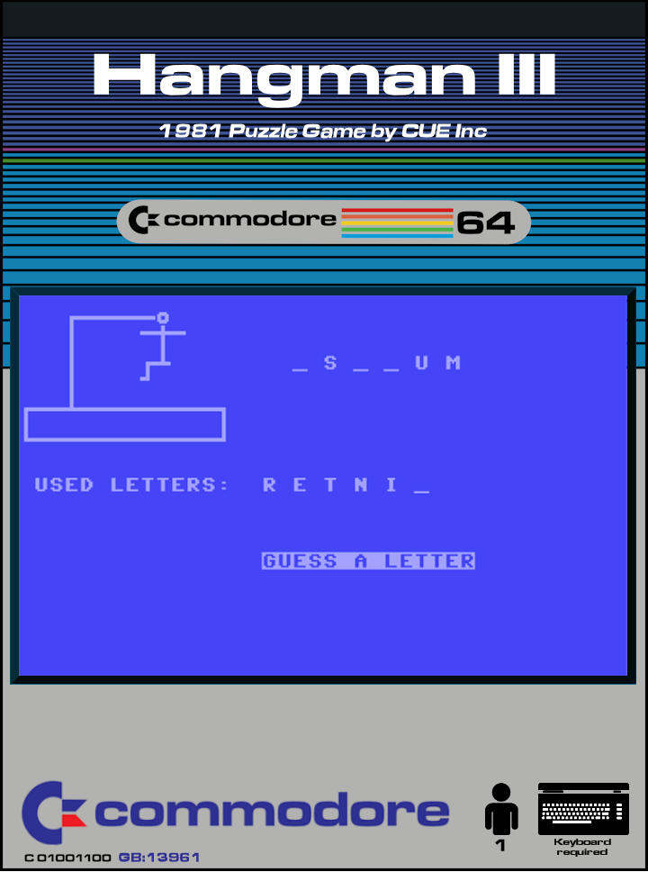 Hangman III box art