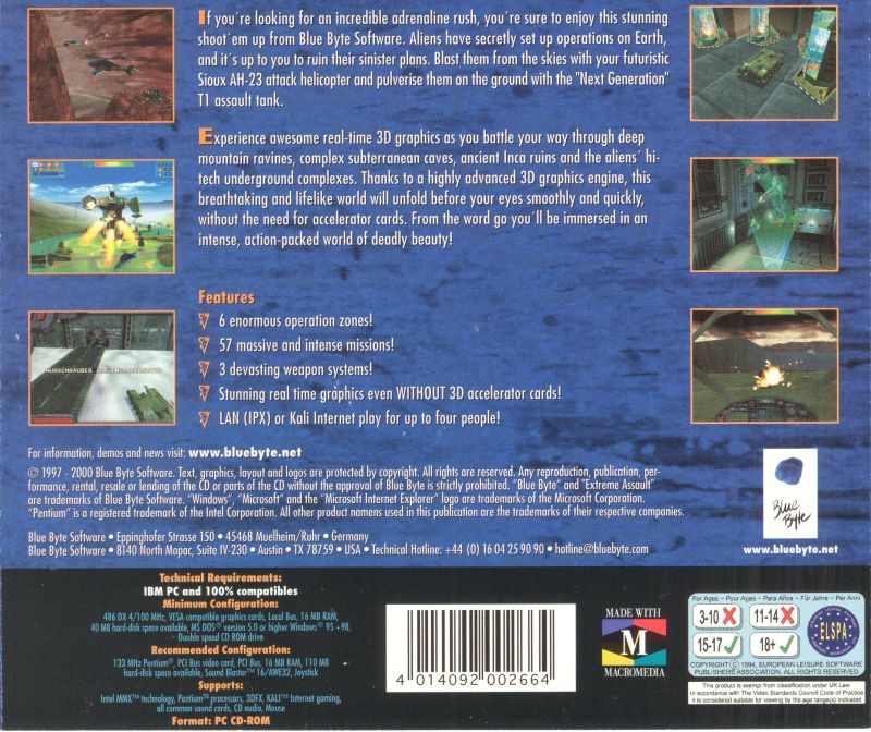 Extreme Assault — box-2D-back (UK)