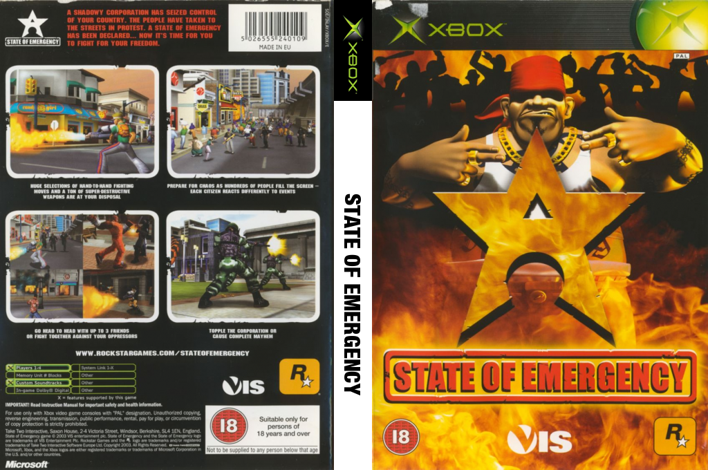 State Of Emergency — box-texture (UK)