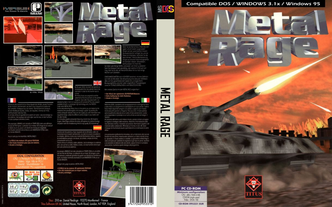Metal Rage — box-texture (EU)