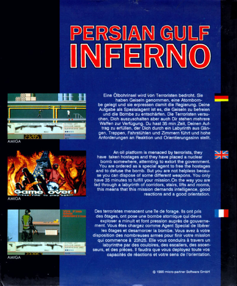Persian Gulf Inferno, The — box-2D-back (EU)