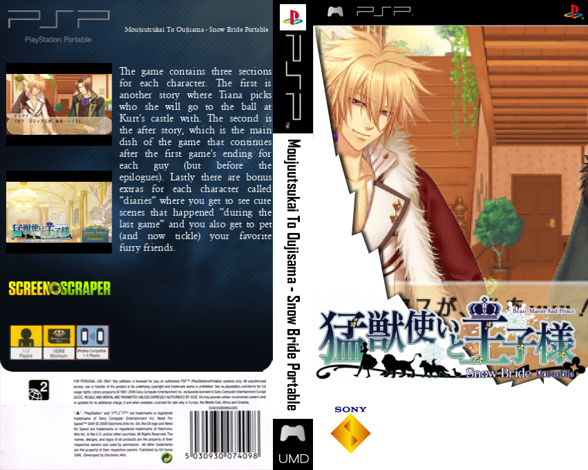 Moujuutsukai to Oujisama - Snow Bride - Portable — box-texture (SS)