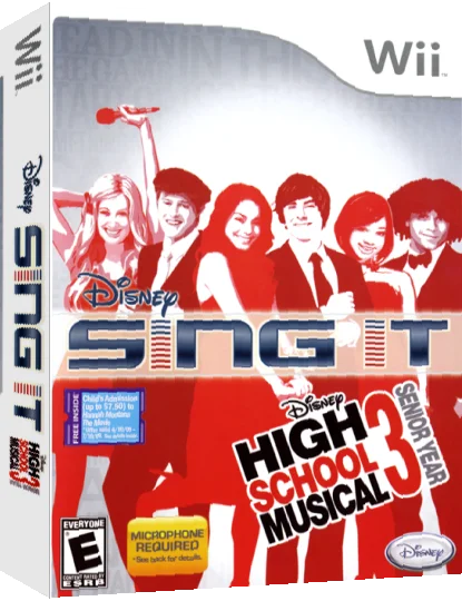 Disney Sing It! High School Musical 3 - Senior Year — box-3D (US)