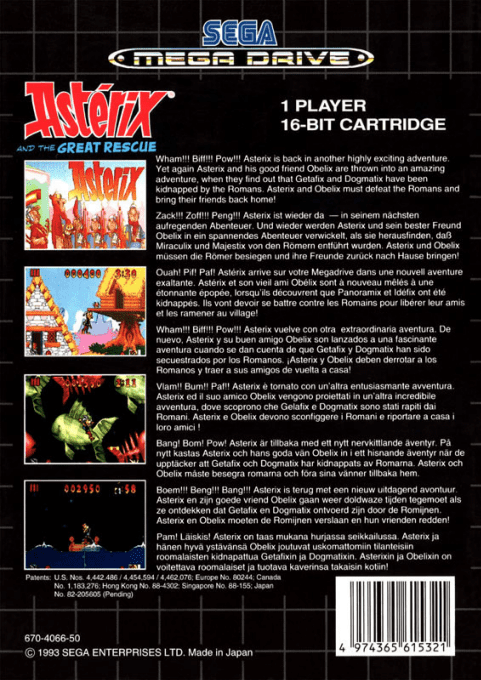 Astérix And The Great Rescue — box-2D-back (EU)