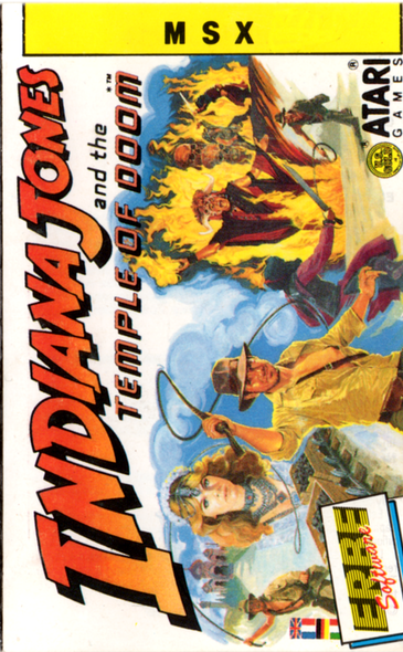 Indiana Jones And The Temple Of Doom — box-2D (SP)