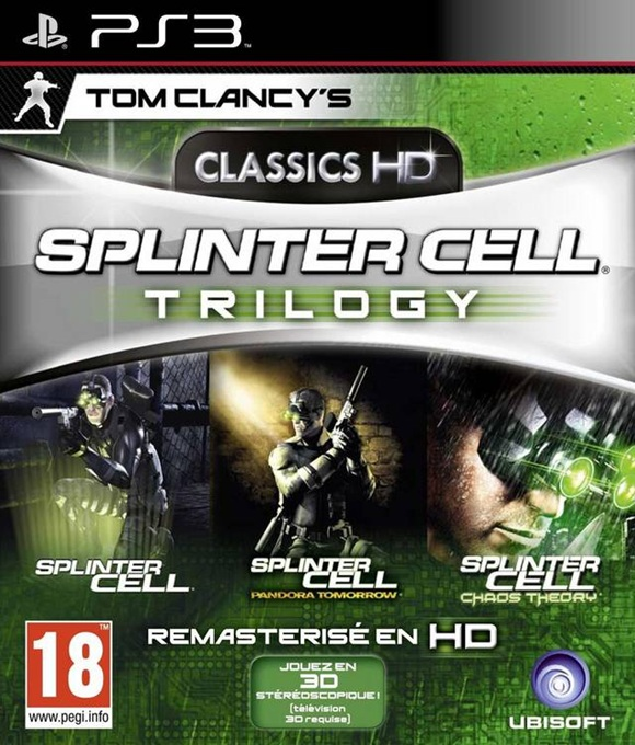 Tom Clancy's Splinter Cell Trilogy box art