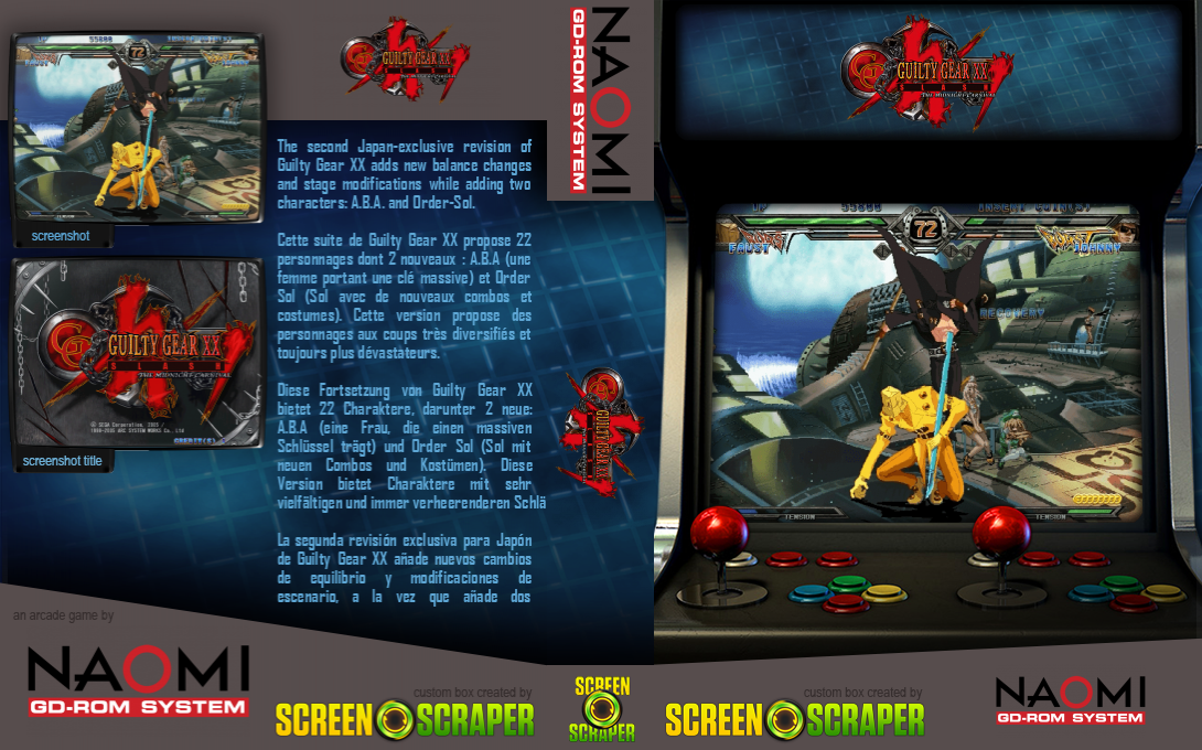 Guilty Gear XX Slash - The Midnight Carnival — box-texture (SS)