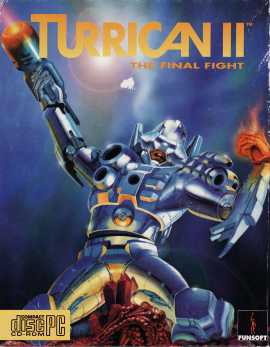 Turrican 2 - The Final Fight — box-2D (FR)