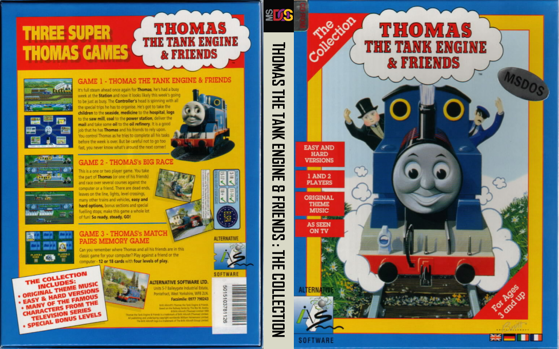 Thomas The Tank Engine And Friends - The Collection — box-texture (EU)
