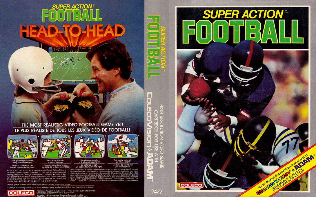 Super Action Football — box-texture (US)