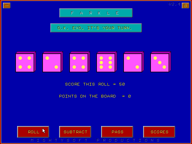 Farkle — ss (WOR)