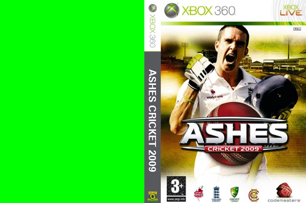Ashes Cricket 2009 — box-texture (EU)