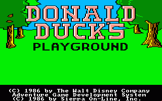 Donald Duck's Playground — sstitle (US)