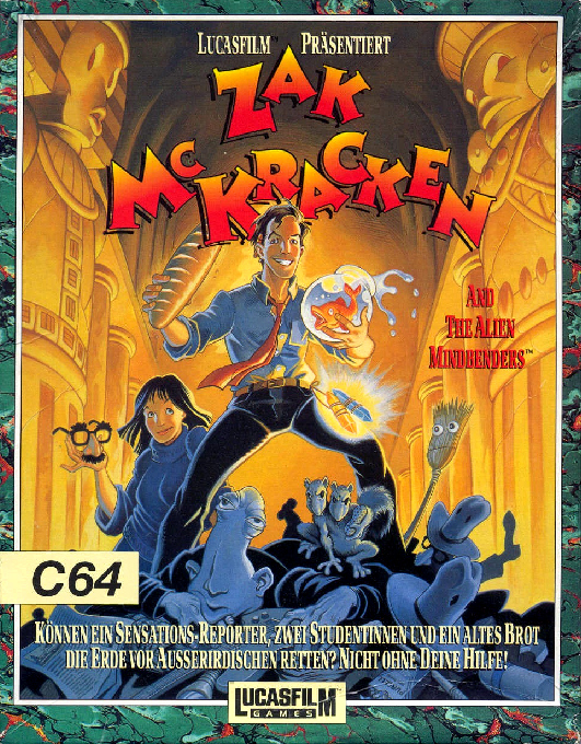 Zak McKracken and the Alien Mindbenders — box-2D (DE)