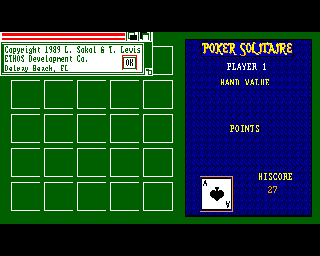 Poker Solitaire — sstitle (WOR)