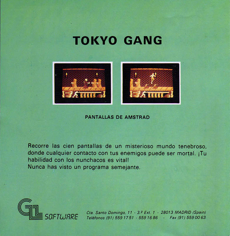 Tokyo Gang — box-2D-back (SP)