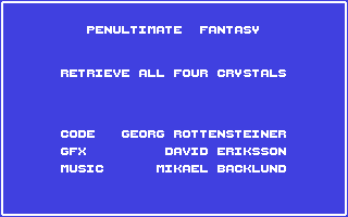 Penultimate Fantasy — sstitle (WOR)