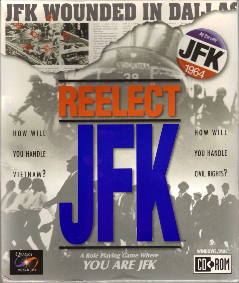 Reelect JFK box art