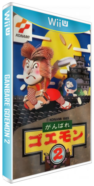 Ganbare Goemon 2 — box-3D (JP)