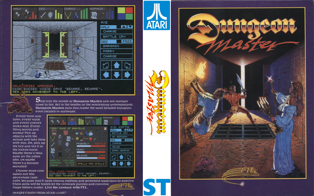 Dungeon Master — box-texture (US)