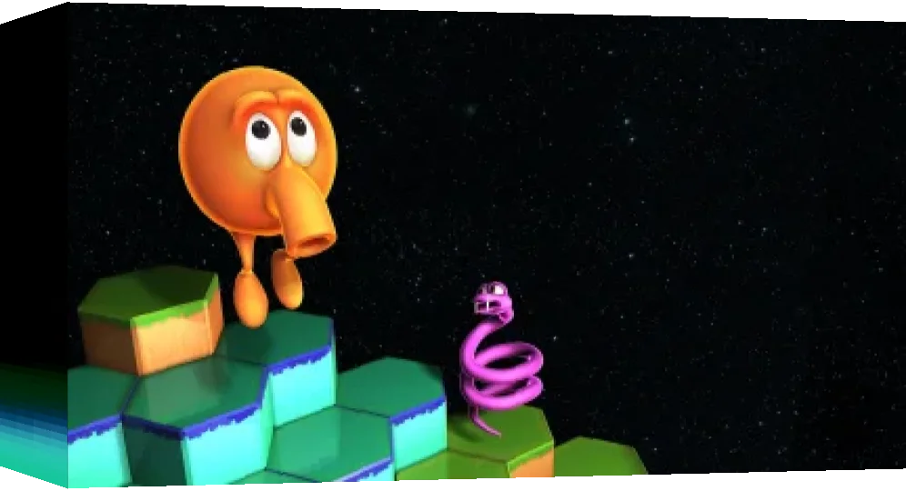 Q-bert Rebooted — box-3D (WOR)