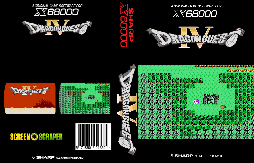 Dragon Quest 4 — box-texture (SS)