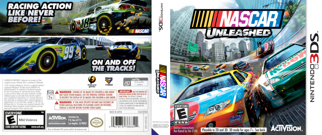 NASCAR Unleashed — box-texture (US)