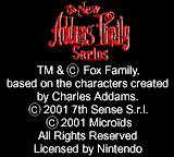 New Addams Family Series, The — sstitle (WOR)