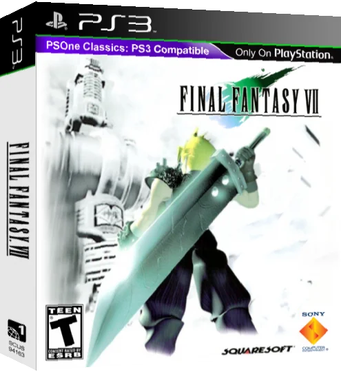 Final Fantasy 7 — box-3D (US)