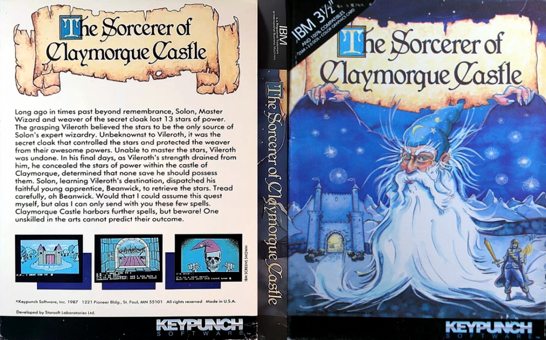 Sorcerer Of Claymorgue Castle — box-texture (US)