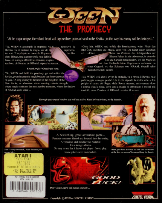 Ween - The Prophecy — box-2D-back (EU)