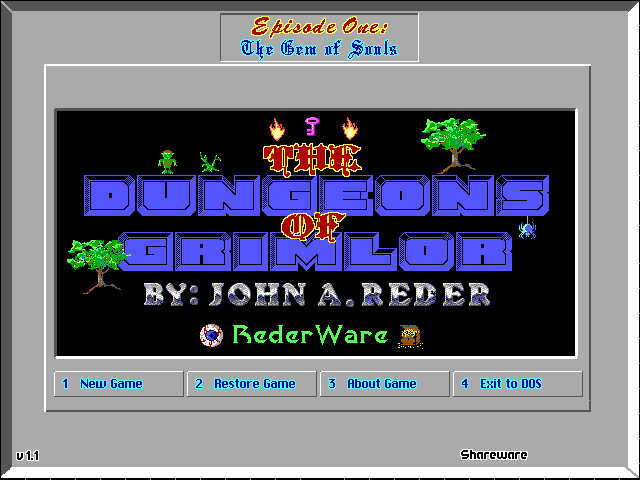 The Dungeons of Grimlor box art